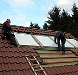 Einbau der Kollektoren